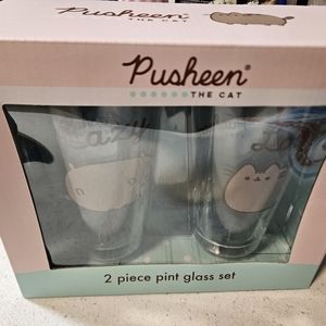 Pusheen the Cat pint glass set